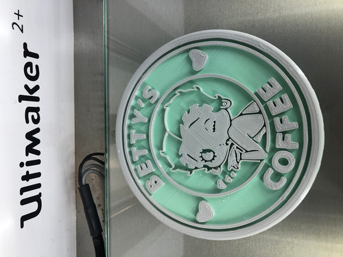 Imagen 2 de 3 de Montaa Para Beber Starbucks Betty Boop- Figura Plastica