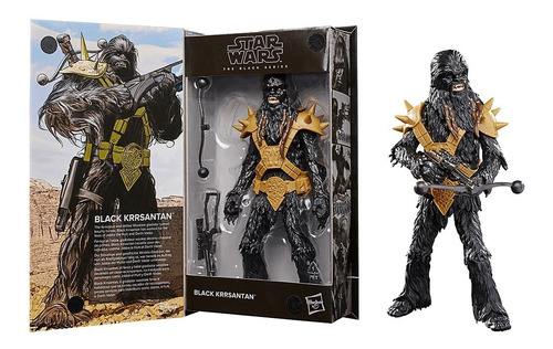 Muñeco Figura Starwars The Black Series Black Krrsantan