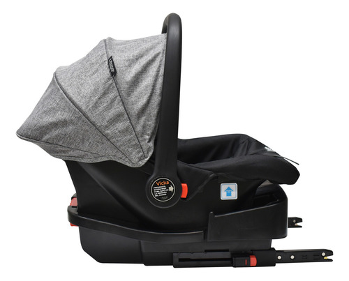 Carriola Vicka Travel System Lifestyle By Infanti Reversible Color Gris Chasis Negro