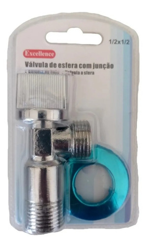 Llave Wc Angular Cromada C/flange 1/2 He X 1/2 He