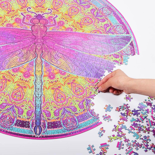 - Puzle Zentangle De Bgraamiens Libélula, 1000 Piezas