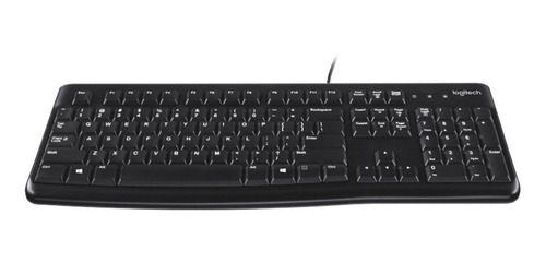 Imagen 2 de 4 de Teclado Logitech K120 QWERTY inglés UK color negro