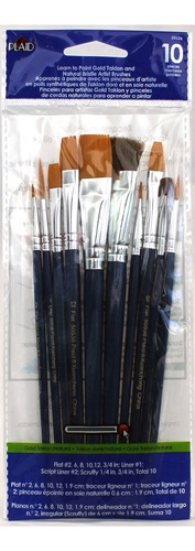 Tartán Para Aprender A Pintar Premium Brush Set,  (10-p