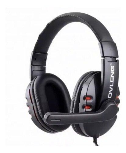 Auriculares Gamer Ovleng Ov-p3 Microfono Color Negro