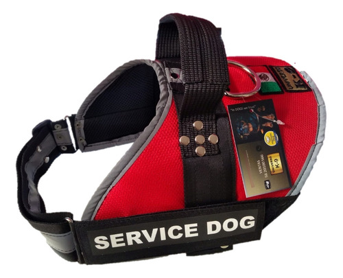 Pechera Avión Reflectante Service Dog O Emotional Support