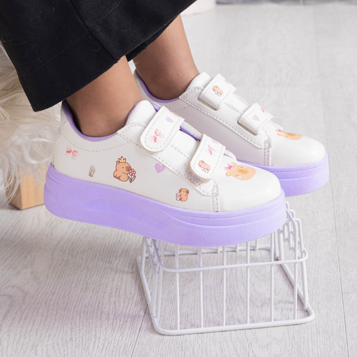 Zapatilla Infantil Yesiimorena Capybara Niña Capibara Velcro