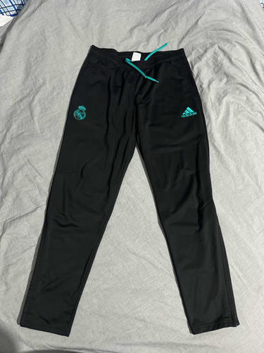 Conjunto Real Madrid 17/18 Chamarra Y Pants Color Negro