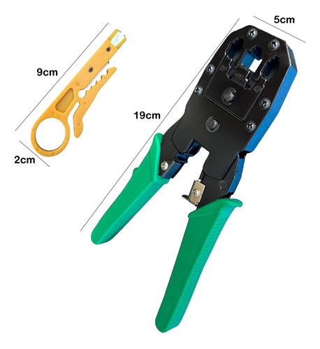 Ferramenta Para Cabo Cat5e Cat6 Rj11 Rj12 Rj45 Crimpar Decap