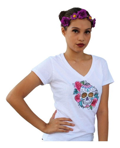 Blusa Bordada Catrina Mod. Reyna