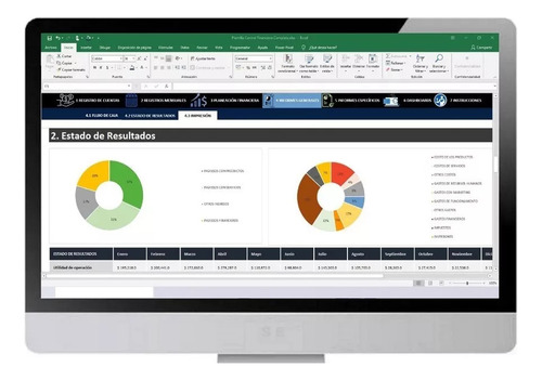 Sistema De Control Y Gestion Financiero Dashboard Plantilla