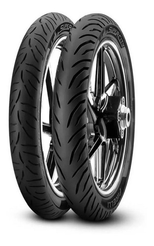 Kit Cubiertas Pirelli Super City Honda Titan Ybr Rx C/camara