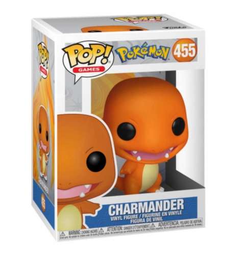 Imagem 1 de 3 de Boneco Funko Pop! Pokémon - Charmander