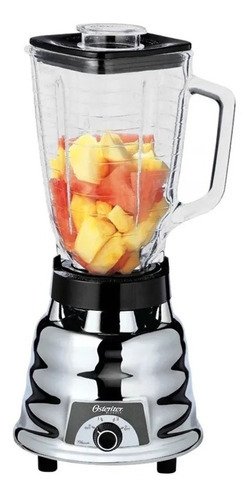 Licuadora Vaso Vidrio 2 Vel Oster 450-20 1.25 L Cromada 400w