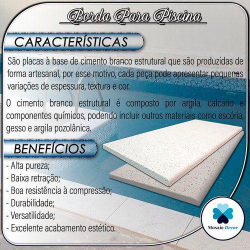 Kit 90 Bordas Peito De Pombo Atérmica Para Piscina 50x25x2,3