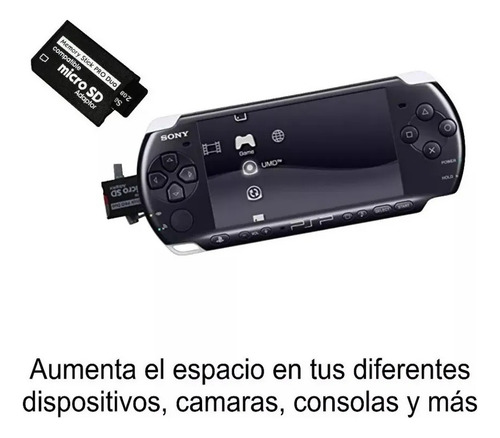 Adaptador Microsd Memory Stick Produo Psp Camara Hasta 128gb