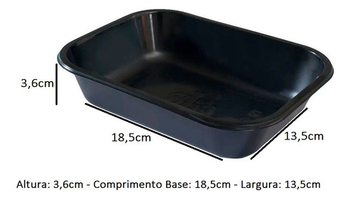 50 Embalagens Para Freezer Forno E Microondas G240 - 800ml
