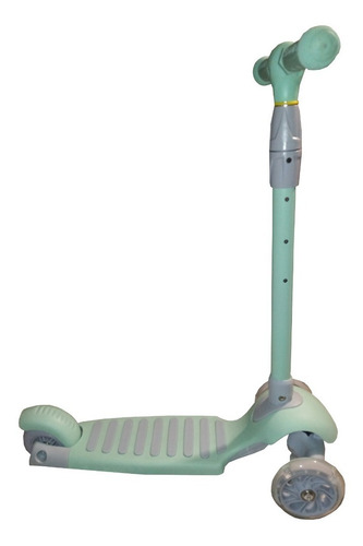 Scooter Para Niñ@s Soporta Hasta 45 Kg Ruedas De Led Slim Color Verde