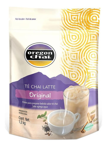 Oregon Chai Original Base En Polvo Con 1.3kg 