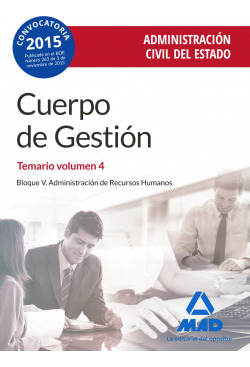 Libro Cuerpo De Gestión Temario 2 2015 Bloque V Administraci