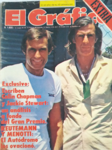 El Grafico 3094 Reutemann Y Menotti Año 1979