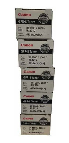 Toner Canon 100% Original Gpr8 1600/2000/2010