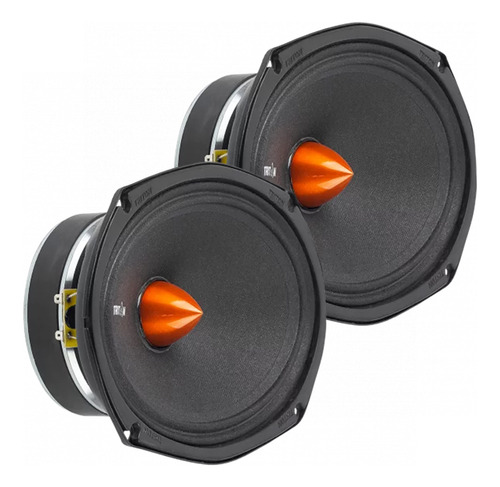 Kit Com 2 Mid Range Falante Triton Mbx520 6x9 260 Rms 4 Ohms