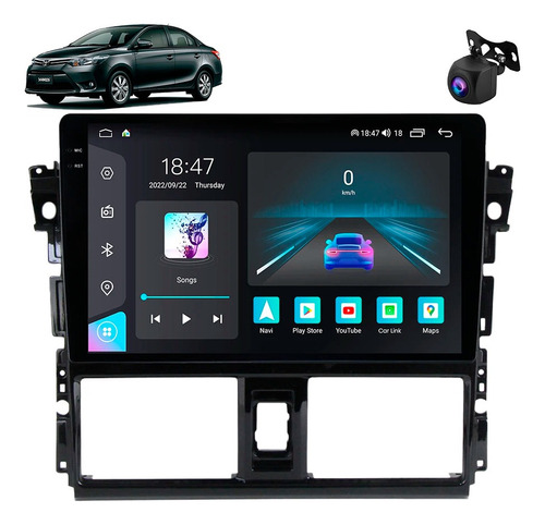 Estereo Toyota Yaris 2016-2017 Carplay Android Auto 2+32 Gb