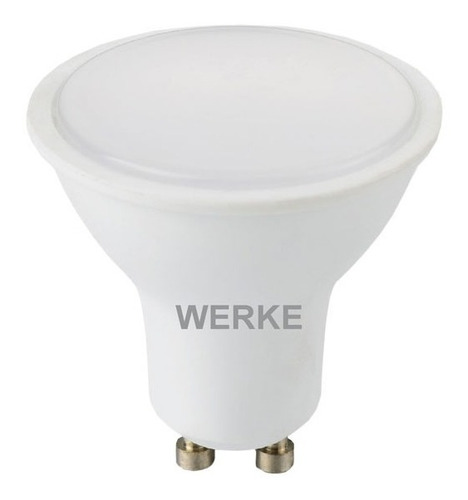 Lámpara Dicróica Led Gu10 6w Cálida/fría Werke Pack X 10 Un