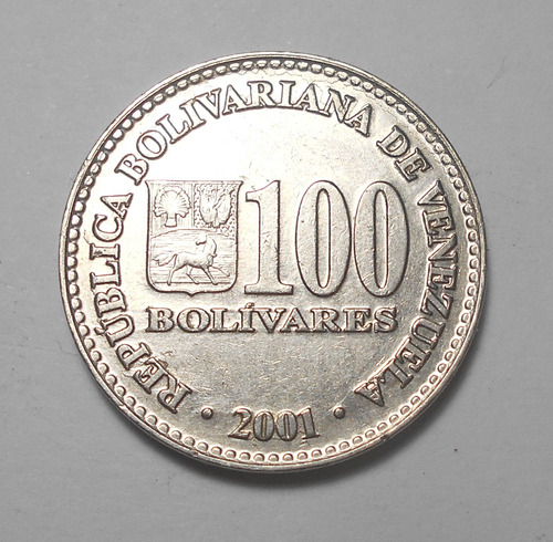 Venezuela 100 Bolívares 2001 - Y#83 