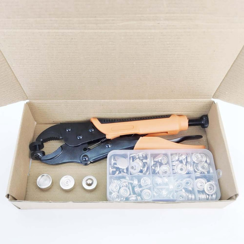 Kit De Alicates Ajustables Snap Fastener Para Botones A Pres