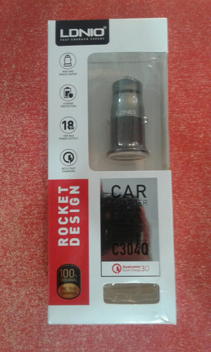 Cargador De Auto, Carga Rápida,micro Us ,carga 1 Hora 30 Min