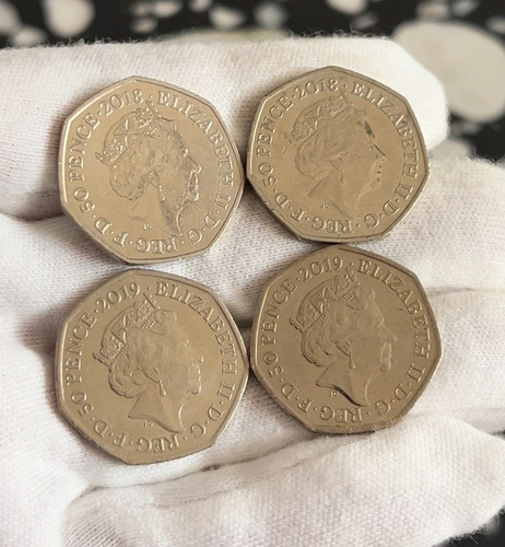 4 Moedas Oficiais Paddington Bear Rainha Elizabeth Ii (sob)