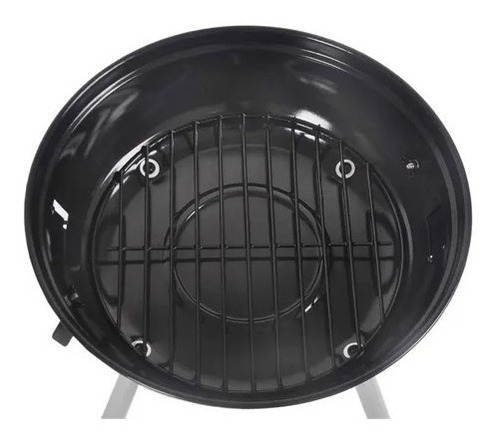 Asador De Carbon Portatil Expert Grill Redondo Negro 37 Cm