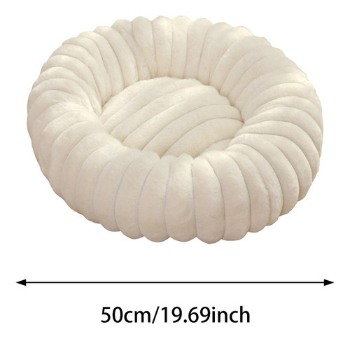 /para Cama Para Perros Con Almohada De Felpa Redonda Para