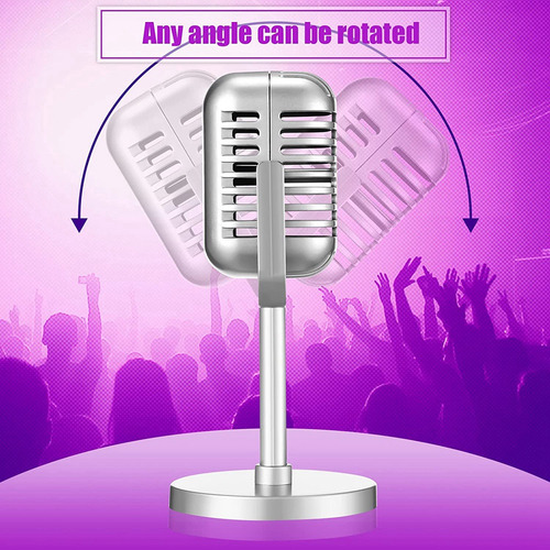 Micrófono Vocal Dinâmico Retrô H8classic Vintage Mic Univers