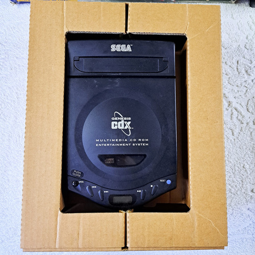 Sega Genesis Cdx Ameicano Com Caixa. Mega Drive E Sega Cd Preto
