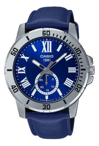 Reloj Casio Hombre Calendario Mtp-vd200l-2b Original