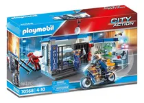 Comprar Playmobil Policía Escape De Prisión +161 Pcs +3 Figs Y Moto Escape De La Prisión