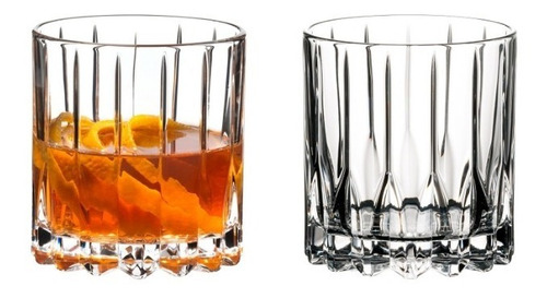 2 Vasos Neat Riedel Bar Drink Specific Glass 6 1/8oz Color Cristal