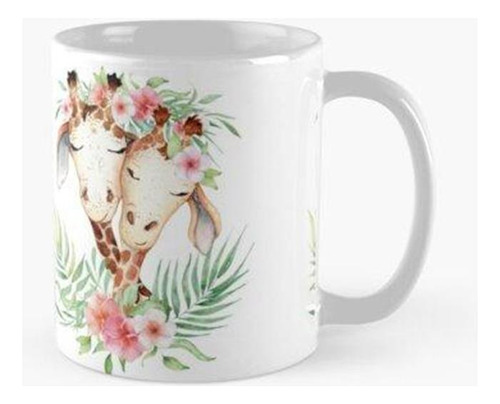 Taza Pareja Jirafa Calidad Premium