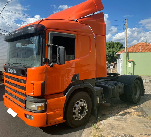 Imagem 1 de 15 de Scania- P340- 4x2 - 2006/06-laranja- Oportunidade Única