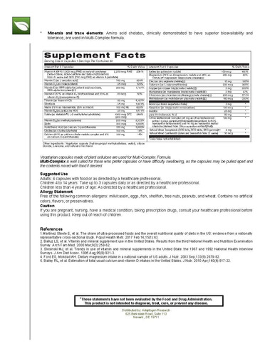 Multi Complejo Con Vitamina K De Alta Potencia Multivitamin