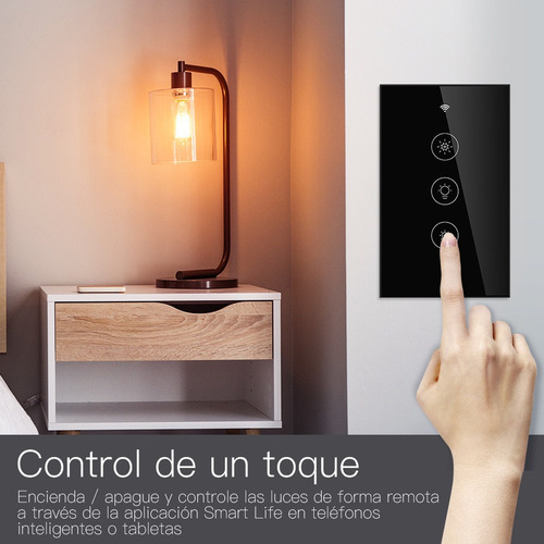Inteligente Wifi Rf433 Dimmer Regulable Interruptor Moes