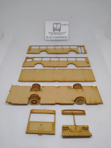 Imagen 2 de 6 de Nico Colectivo O A 101 Diferencial Kit Fibrofacil (mnc 102)