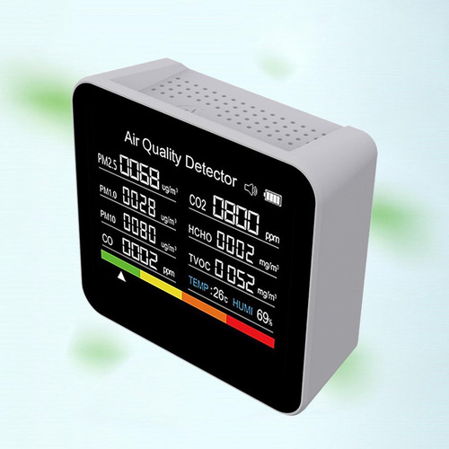 - Monitor De Qualidade Do Ar 9 Em 1, Analisador Portátil De