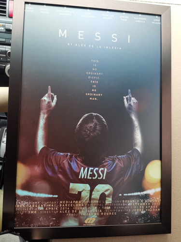 Poster De Messi Edición Especial Con Marco