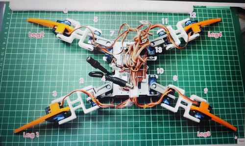 Robot Araña Controlada Por Servomotores, Arduino Electrónica