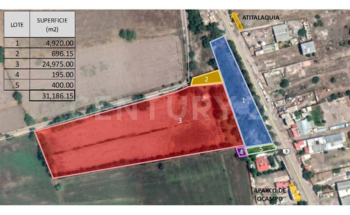 Terreno En Venta, Atotonilco De Tula