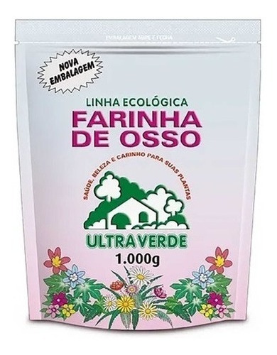 Fertilizante Farinha De Osso 1kg - Ultra Verde