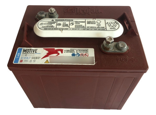 Kit X6 Bateria Trojan T605 Carro Golf Melex 36v Ciclo Prof.
